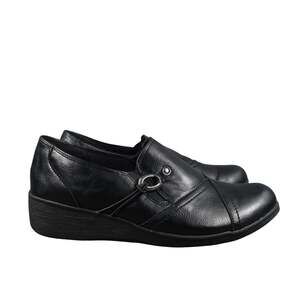 Baretraps Shoes Womens 9.5 Slip On Loafer Clog Farley Classic Comfort Wedge